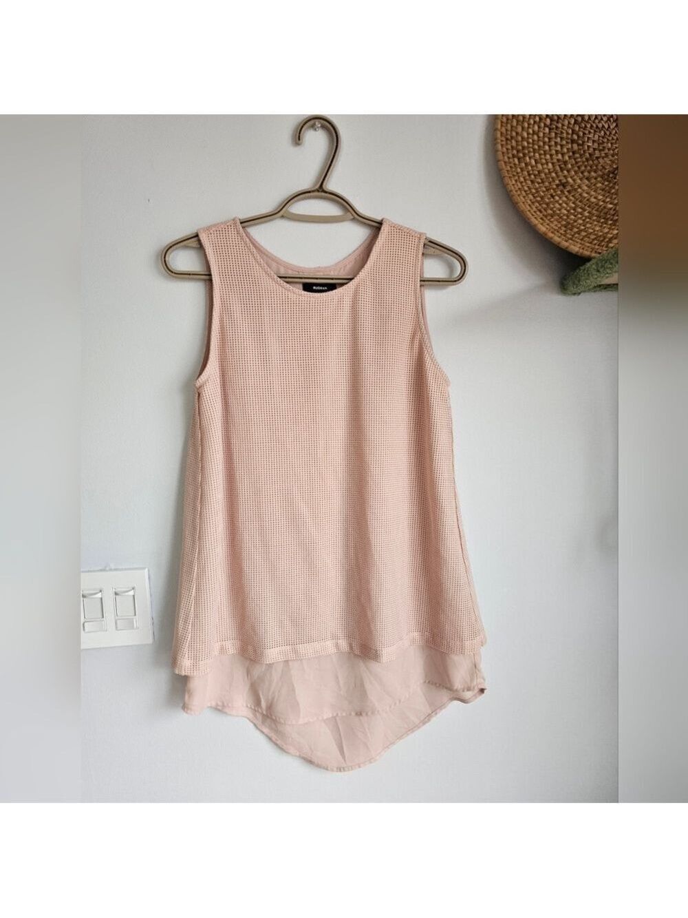 RUDSAK Sleeveless Blouse Tank Top Dusty Rose